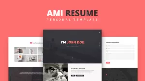AMI - Personal HTML Template