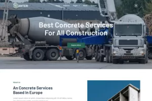 Anteri - Concrete Services Elementor Template Kit
