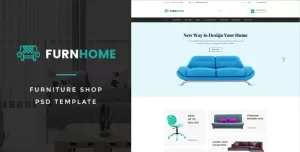 FurnHome : Furniture Shop eCommerce PSD Template