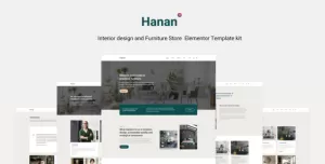 Hanan - Interior Design & Furniture Store Elementor Template kit