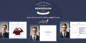Henderson - vCard & Personal Portfolio Jekyll Theme