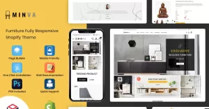Minva - Multipurpose Furniture Store Shopify Theme
