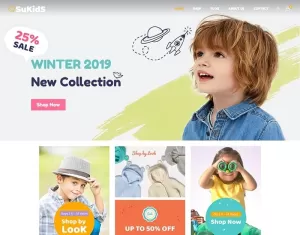 Sukids -  Baby Shop & Kids Store WordPress WooCommerce Theme