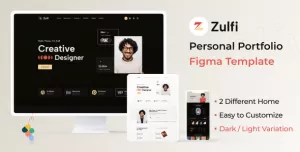 Zulfi - Personal Portfolio Figma Template