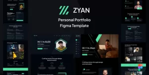 Zyan - Personal Portfolio Figma Template