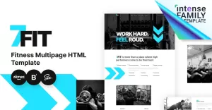 7Fit - Gym HTML5 Responsive Website Template