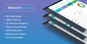 Absolute - Bootstrap 4 /Angular Admin/Dashboard Template