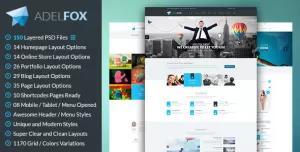 AdelFox  Multi-Purpose PSD Template