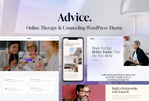 Advice - Online Therapy & Counseling WordPress Theme