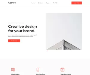 Agence - Creative Agency Elementor Template Kit