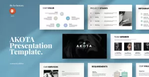 Akota PowerPoint Presentation Template - TemplateMonster