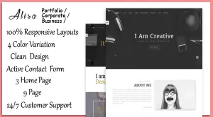 Alisa - Corporate, Business & Portfolio HTML5 Template - Themes ...