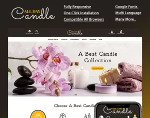 All day - Candle Store OpenCart Template - TemplateMonster