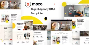 Amozo - Digital Agency HTML Template