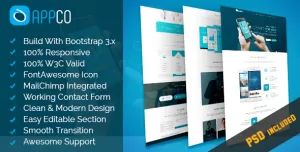 APPCO - HTML5 App Landing Template