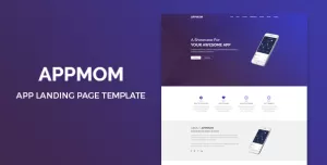 Appmom – App Landing Page HTML Template