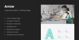 Arrow - Lead Generation Landing Page