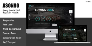 Asonno - Coming Soon HTML5 Responsive Template