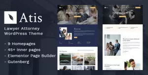Atis - Lawyer and Law Firm Theme