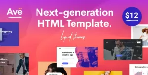 Ave - HTML Responsive Multi Purpose Template