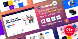Banco - Banking & Online Money Transfer WordPress Theme