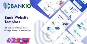 Bankio -Bank Website HTML Template
