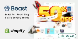 Beast - Pet Shop Food Animal Care Responsive Shopify Theme  OS 2.0