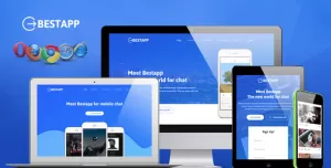 Bestapp Premium App Showcase Landing Page