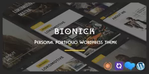 Bionick  Personal Portfolio WordPress Theme