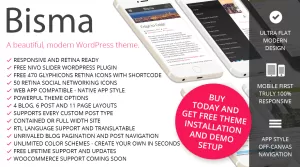 Bisma - A Beautiful, Modern WordPress Theme