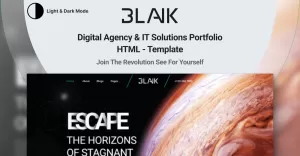 Blank - IT Solutions & Digital Agency Portfolio Template