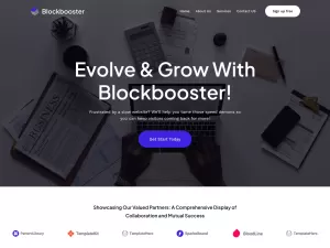 Blockbooster  WordPress Theme Directory