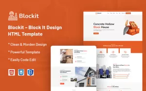 Blockit – Block It Design Website Template - TemplateMonster