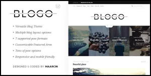 Blogo - Responsive Blog WordPress Theme