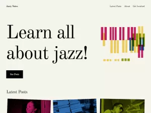 Blue Note  WordPress Theme Directory