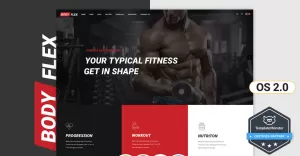 Bodyflex - Gym och Fitness Shopify-tema - TemplateMonster