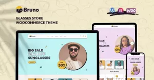 Bruno - Glasses Store WooCommerce Theme - TemplateMonster