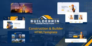 Builderrin - Construction HTML Template