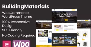 Building Materials WooCommerce WordPress Theme