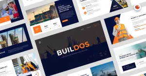 Buildos - Construction PowerPoint Template - TemplateMonster