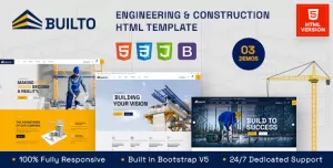 Builto  Engineering Construction HTML Template
