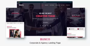 Busco - Corporate & Business Agency Template