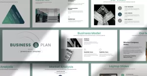 Business Plan Layout  Presentation Template - TemplateMonster
