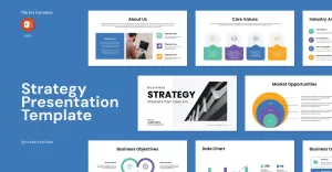 Business Strategy Best PowerPoint Template - TemplateMonster
