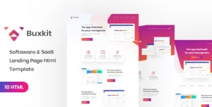 Buxkit - Software Landing Page