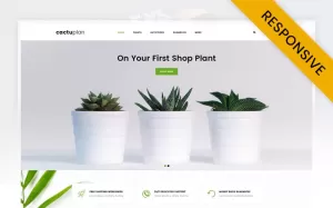 Cactuplan Plant Store OpenCart Template - TemplateMonster