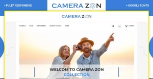 Camerazon - Camera Store Opencart Theme - TemplateMonster