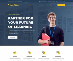 Campusa - University & School Elementor Template Kit