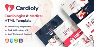 Cardioly  Cardiologist and Medical HTML Template