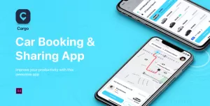 CARGO - Car Booking for Adobe XD